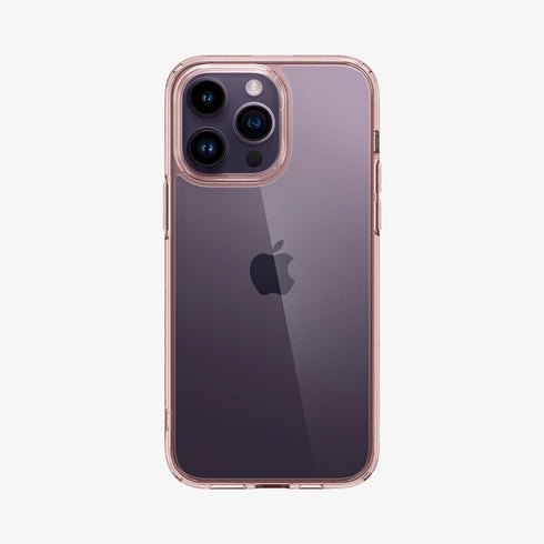 ACS04816 - iPhone 14 Pro Max Case Ultra Hybrid in crystal clear showing the back